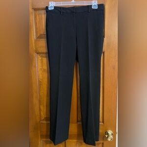 Talbots barely boot polyester dress pants, size 8, black
